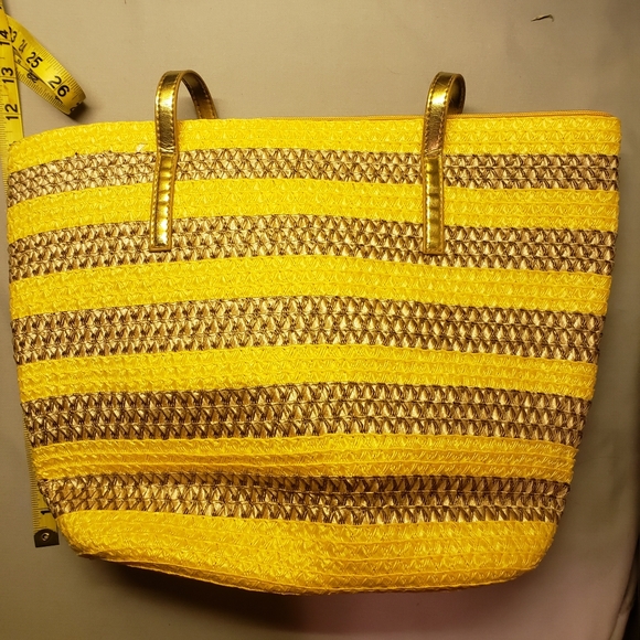 HP 😊 Beach/Book/Grocery John Frieda Zips Up Bag/Tote - Picture 7 of 7